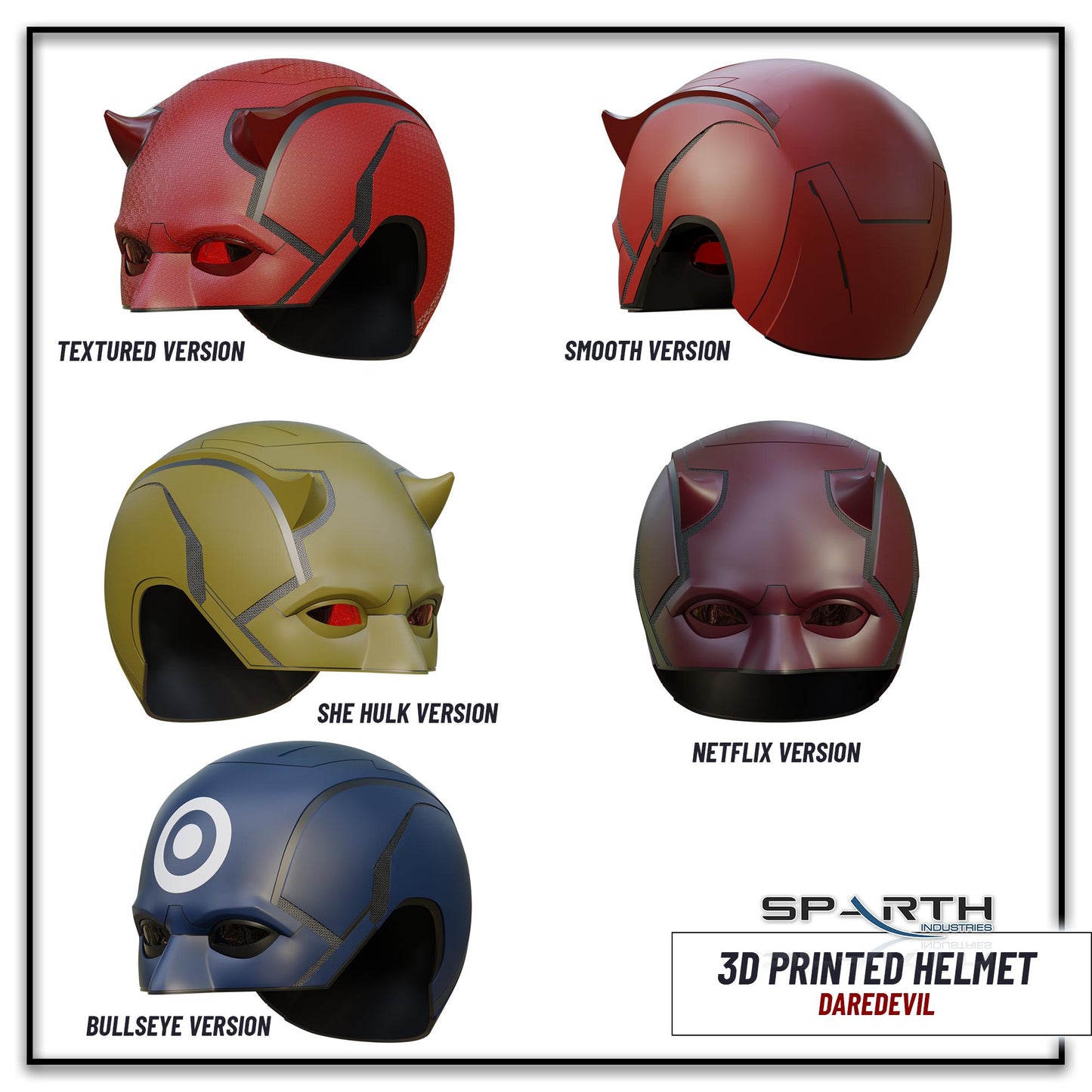 Daredevil Born Again Display Helmet Mask Movie TV Show Replica Set Cosplay set