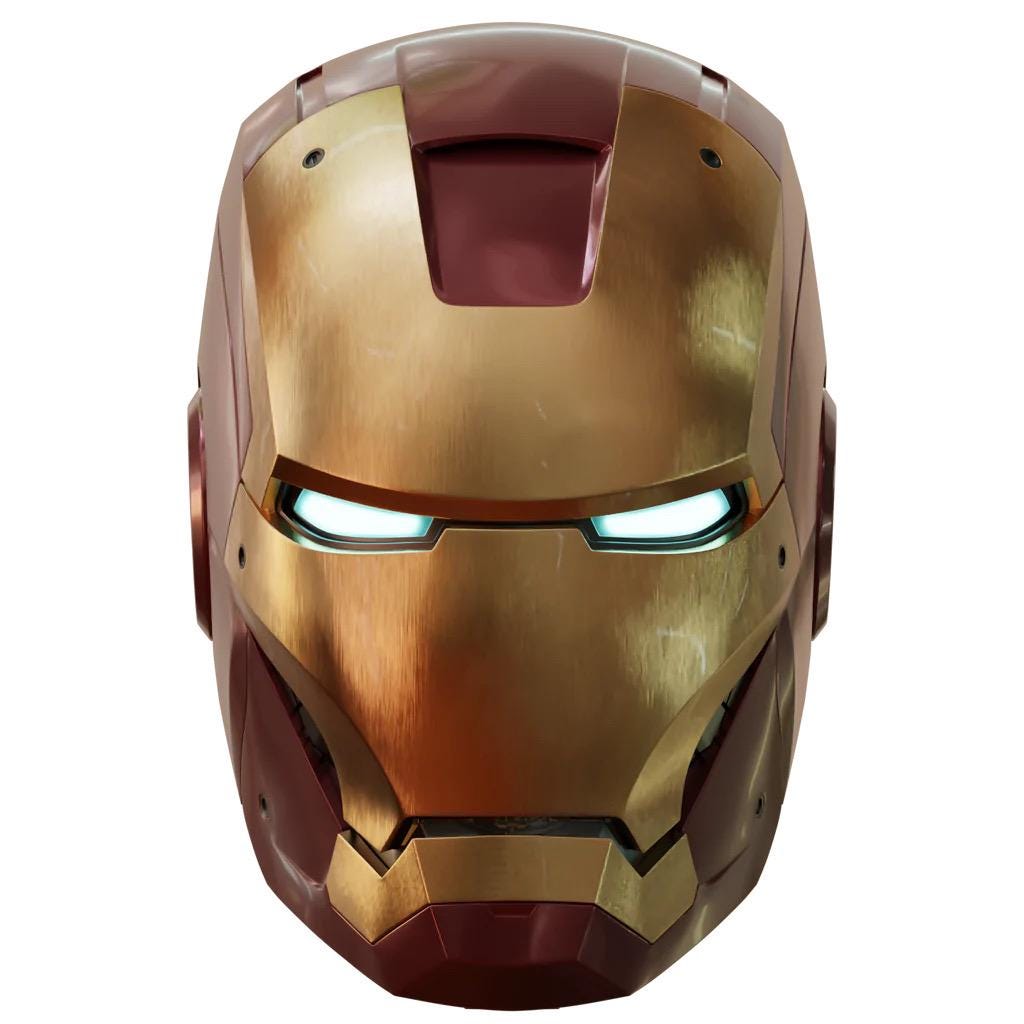 Motorized Iron Man Helmet Kit MKII 3D Print Mask Cosplay Prop Display Room Superhero Gift Collector Costume Piece Collectible Display Decor