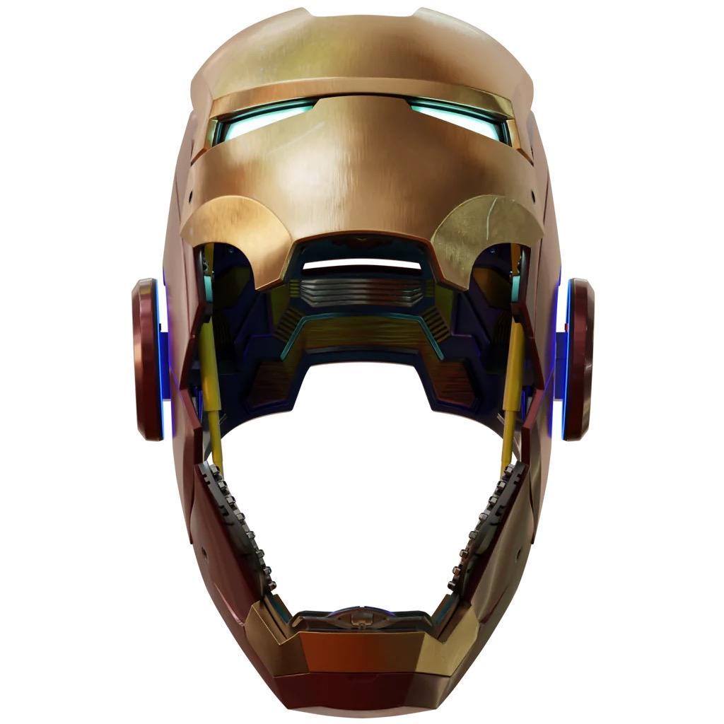 Motorized Iron Man Helmet Kit MKII 3D Print Mask Cosplay Prop Display Room Superhero Gift Collector Costume Piece Collectible Display Decor