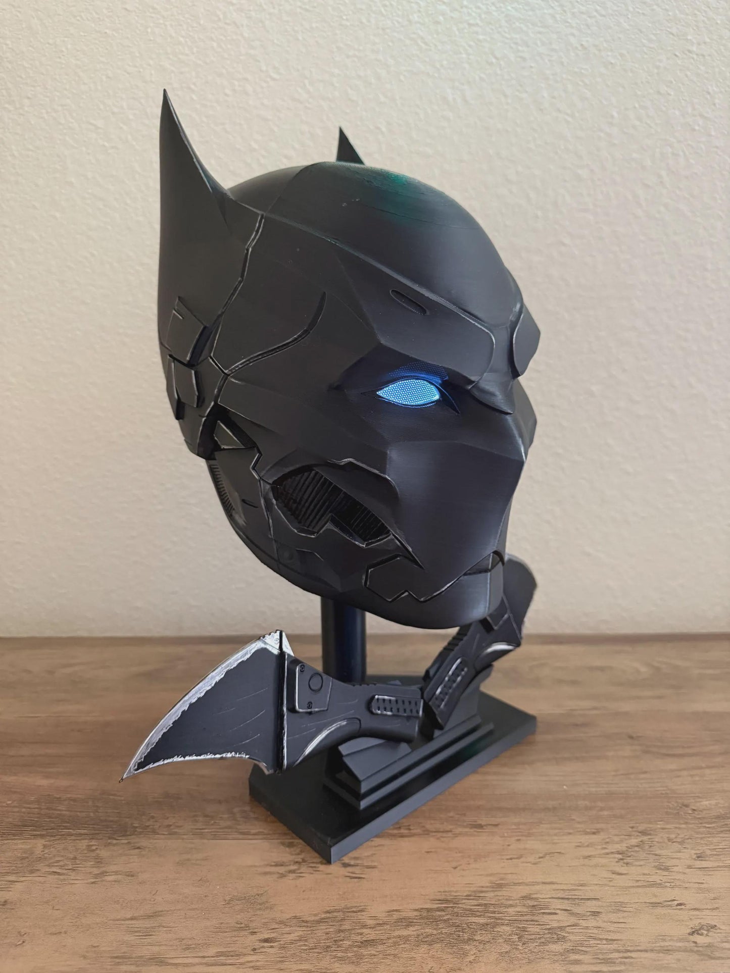 Tactical Bat Helmet Cosplay Comics for Cosplayer Wearable Helmet 3D Printed Prop Costume Accessory Display Collectible Halloween