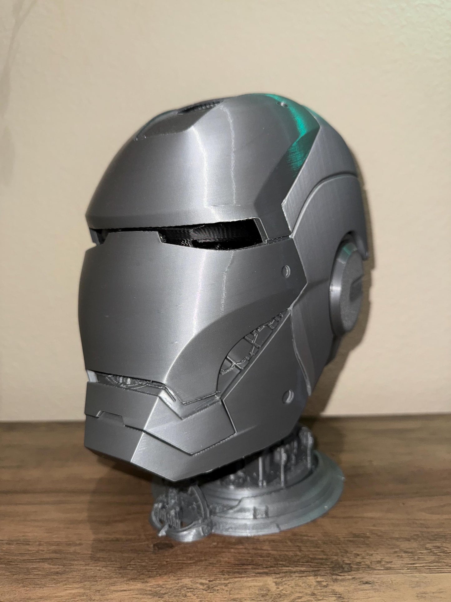 Motorized Iron Man Helmet Kit MKII 3D Print Mask Cosplay Prop Display Room Superhero Gift Collector Costume Piece Collectible Display Decor