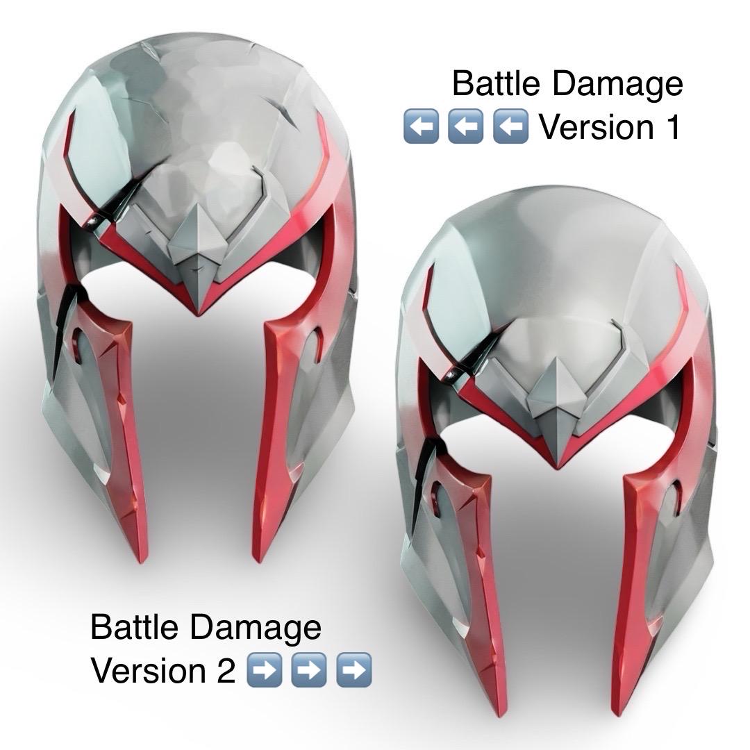 Magneto Helmet X-Men Cosplay Marvel Rivals Superhero Cosplay Wearable Helmet 3D Printed Prop Costume Accessory Display Collectible Raw Print