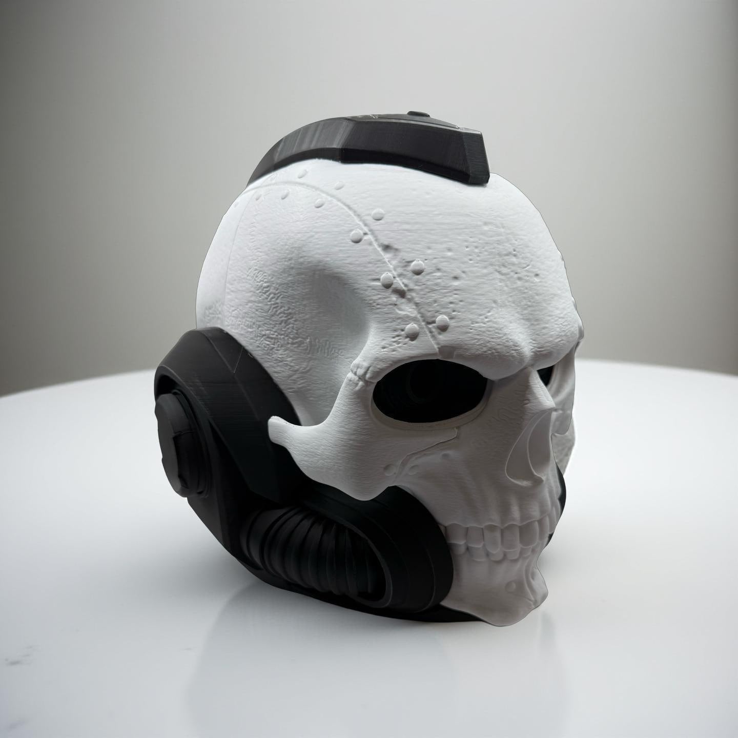Epic Customizable Space Marine Inspired 3D Printed Tabletop Gaming Helmet – Custom Fantasy Wargame Gear for Cosplay Chaplain