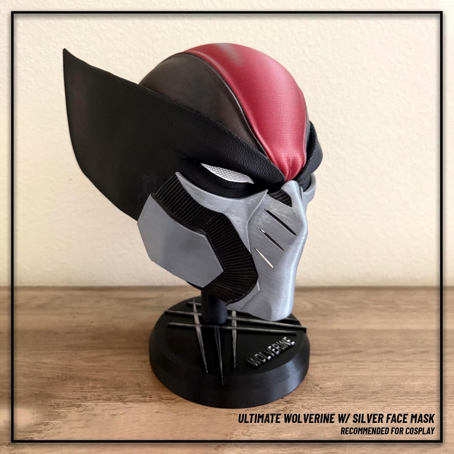 Ultimate Wolverine Helmet X-Men Cosplay Superhero Cosplay Wearable Helmet 3D Printed Prop Costume Accessory Display Collectible Halloween