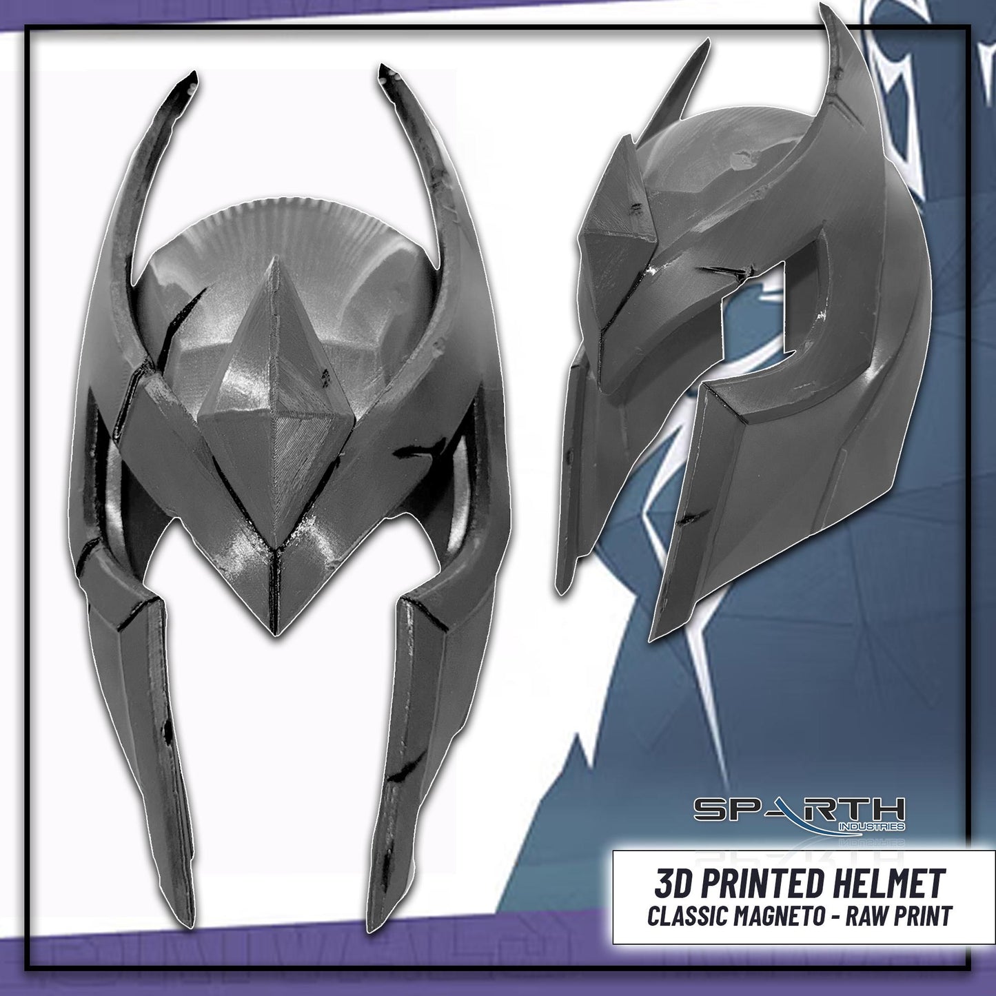 Marvel Rivals Classic Magneto Helmet 3D Mask Cosplay Prop Display Room Decor Superhero Collector Fan Costume Piece Collectible Display Decor
