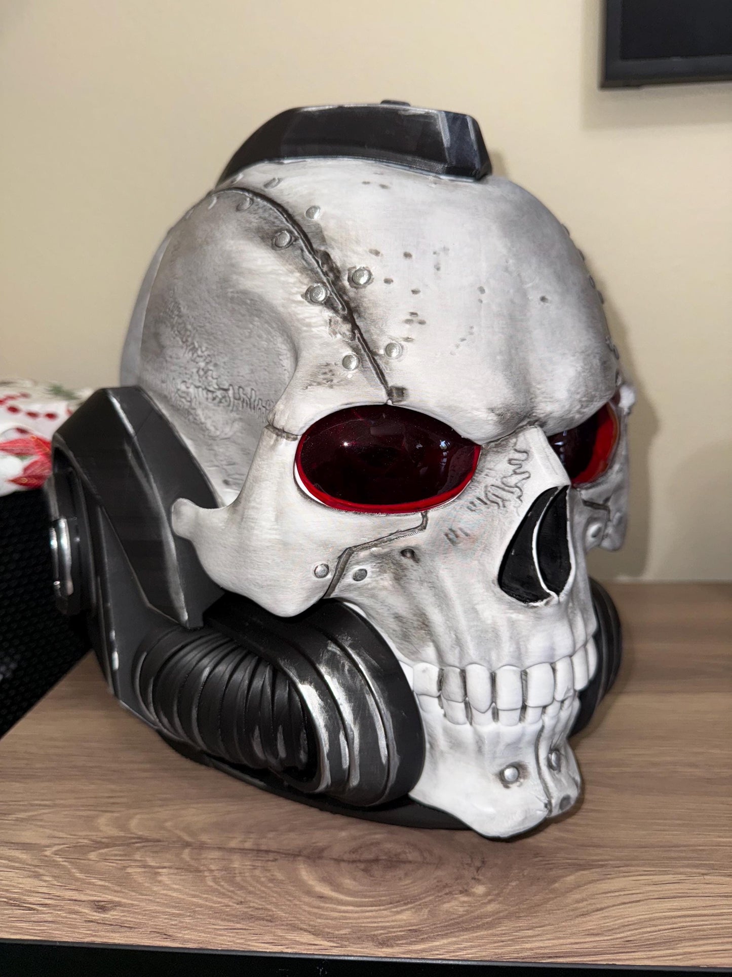 Epic Customizable Space Marine Inspired 3D Printed Tabletop Gaming Helmet – Custom Fantasy Wargame Gear for Cosplay Chaplain