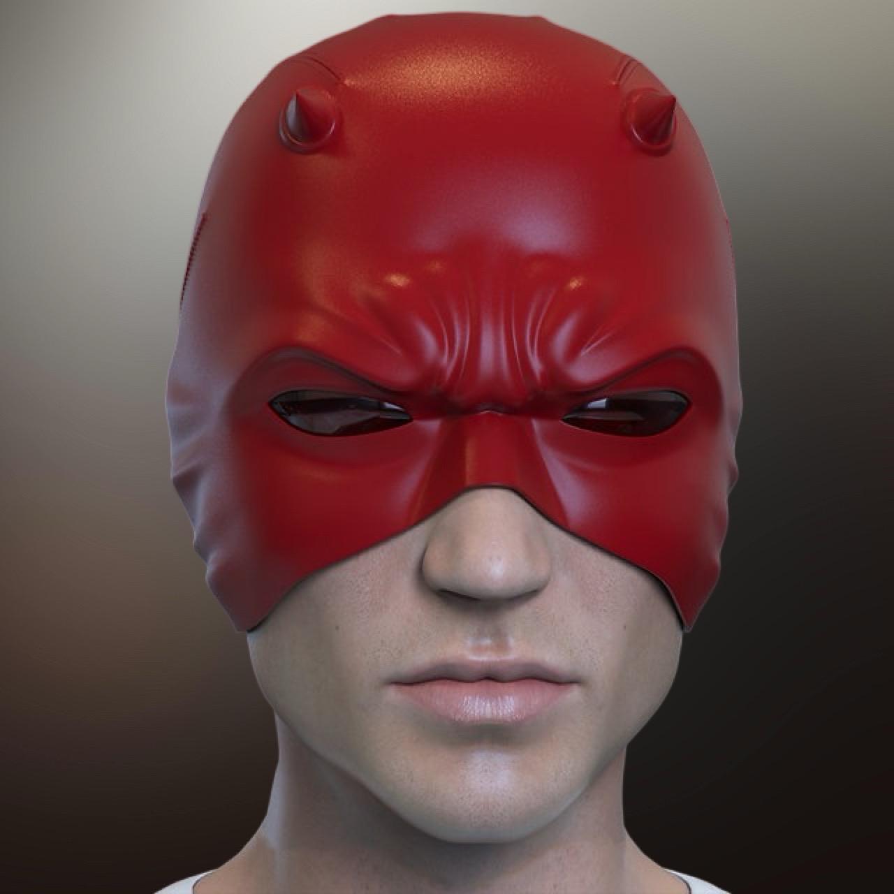Marvel Daredevil Ben Affleck version Display Helmet Mask Movie Replica Set