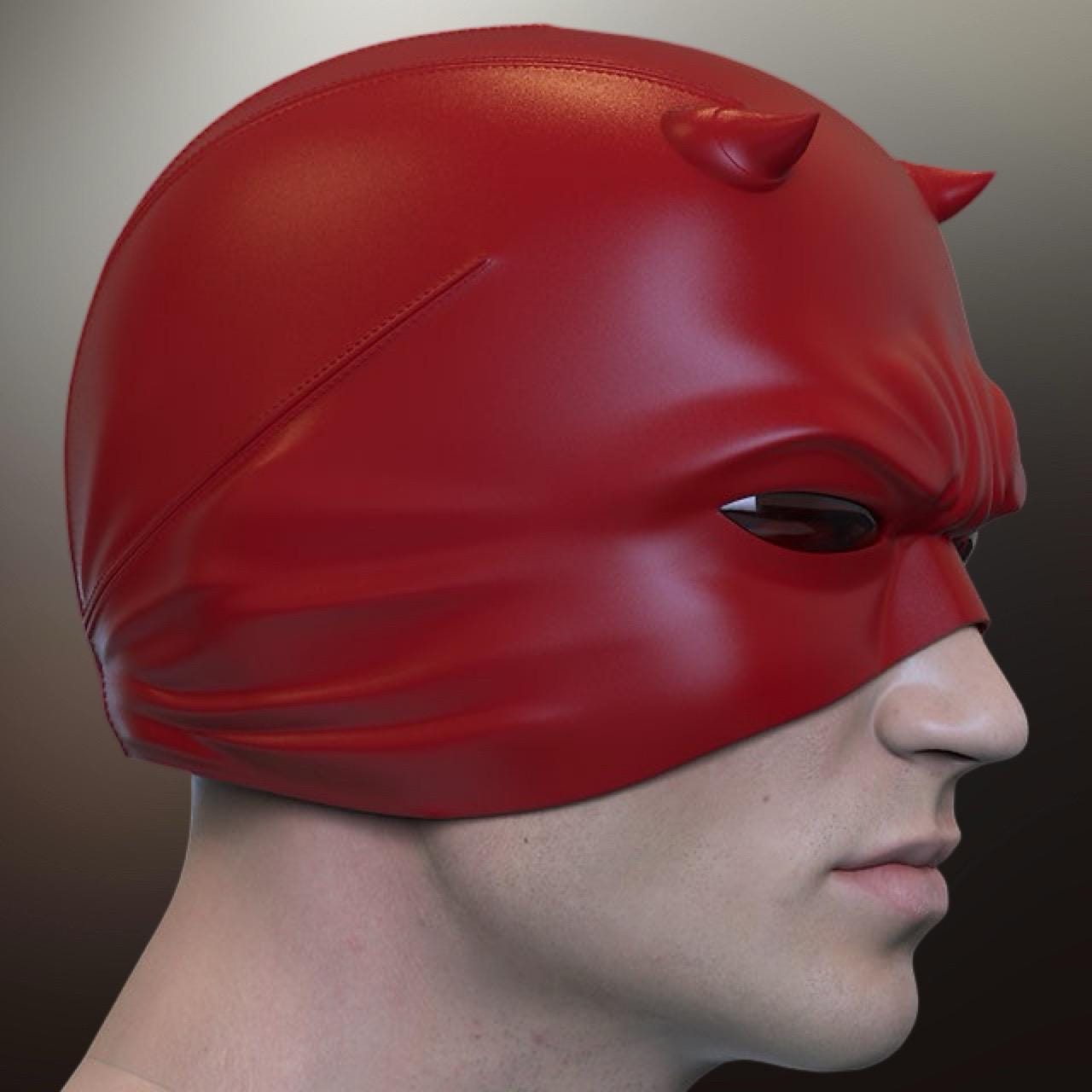 Marvel Daredevil Ben Affleck version Display Helmet Mask Movie Replica Set