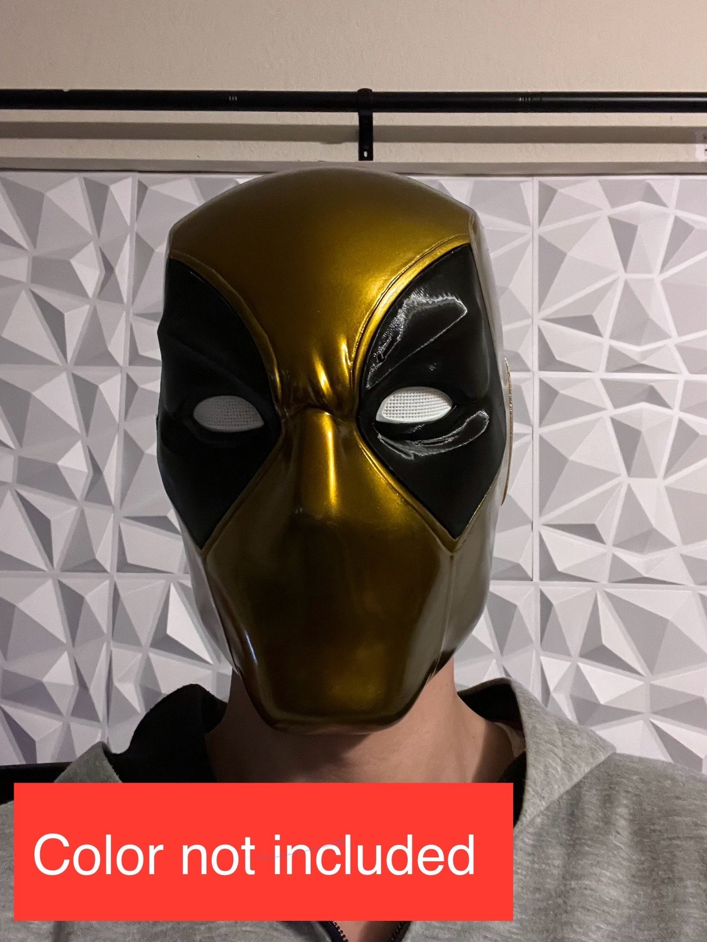 Deadpool Pikachu Helmet 3D Printed Cosplay Prop X-Men Marvel Superhero Costume Accessory Collectible Halloween Mask