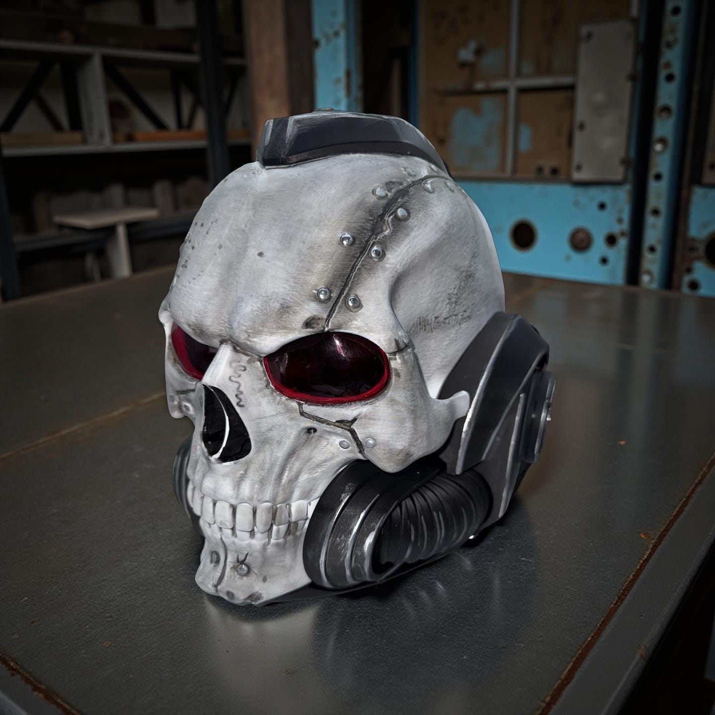 Epic Customizable Space Marine Inspired 3D Printed Tabletop Gaming Helmet – Custom Fantasy Wargame Gear for Cosplay Chaplain