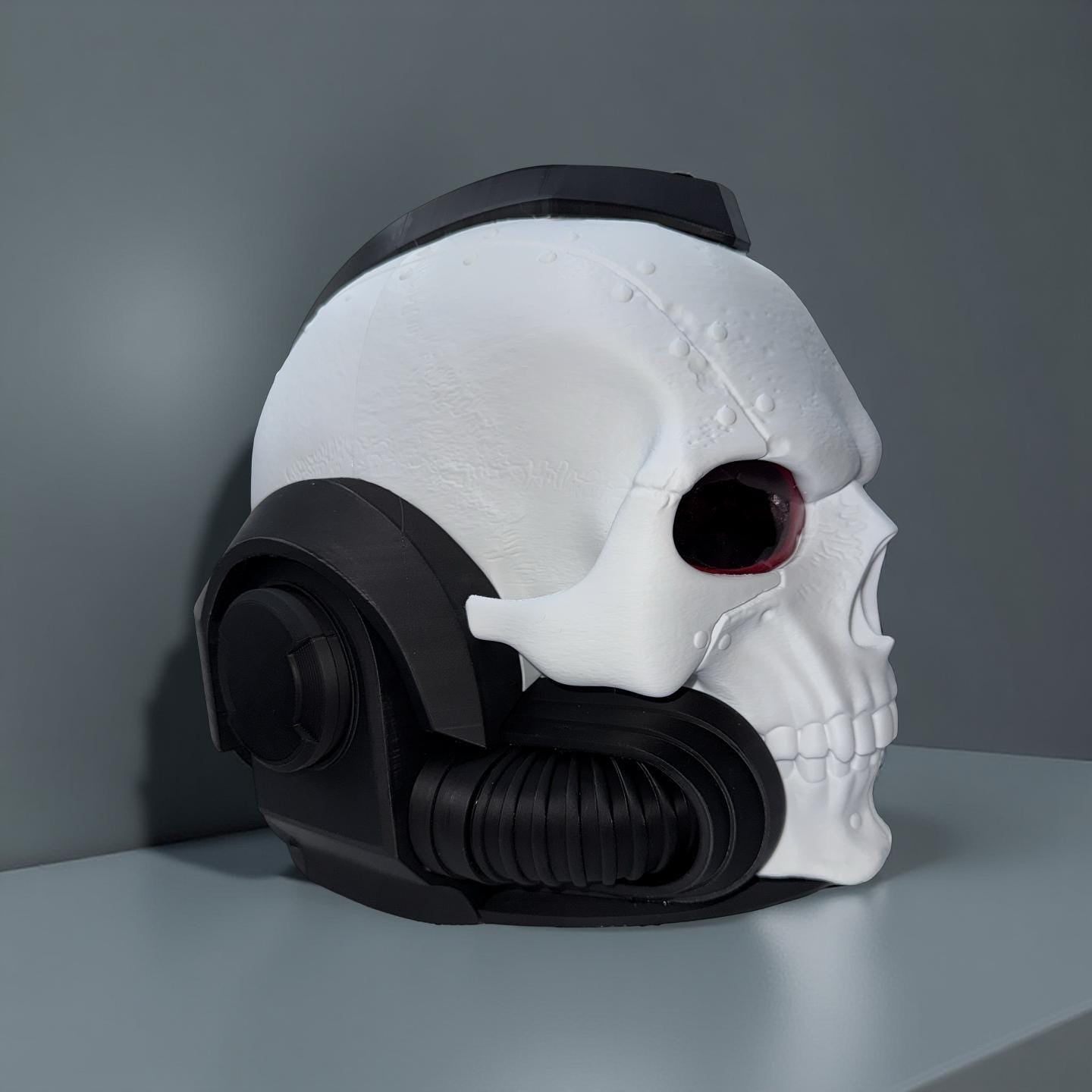 Epic Customizable Space Marine Inspired 3D Printed Tabletop Gaming Helmet – Custom Fantasy Wargame Gear for Cosplay Chaplain