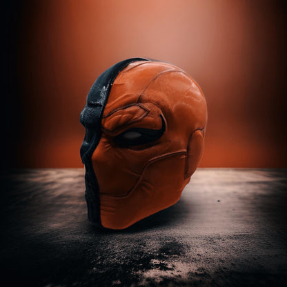 Deathstroke Helmet Cosplay DC Comics Supervillain Cosplayer Wearable Helmet 3D Printed Prop Costume Accessory Display Collectible Halloween