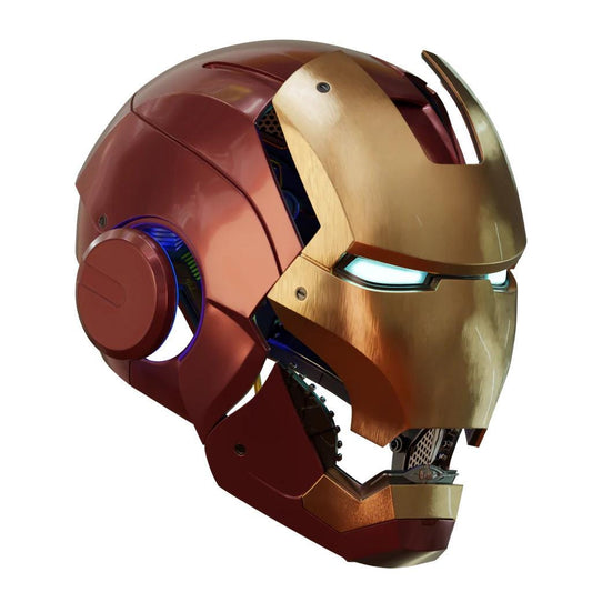 Motorized Iron Man Helmet Kit MKII 3D Print Mask Cosplay Prop Display Room Superhero Gift Collector Costume Piece Collectible Display Decor