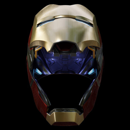 Motorized MK85 End Game Iron Man Helmet Kit 3D Print Mask Cosplay Prop Display Superhero Gift Collector Costume Piece Collectible Display