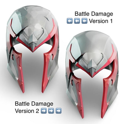 Magneto Helmet X-Men Cosplay Marvel Rivals Superhero Cosplay Wearable Helmet 3D Printed Prop Costume Accessory Display Collectible Raw Print