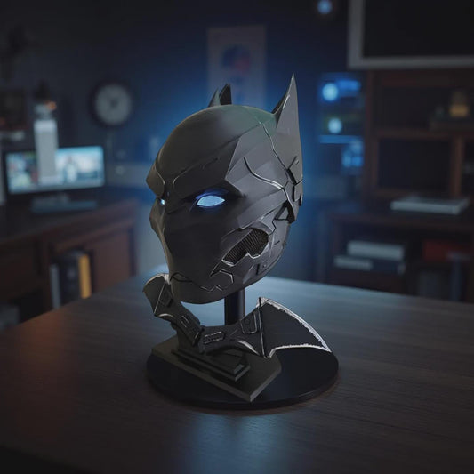 Tactical Bat Helmet Cosplay Comics for Cosplayer Wearable Helmet 3D Printed Prop Costume Accessory Display Collectible Halloween