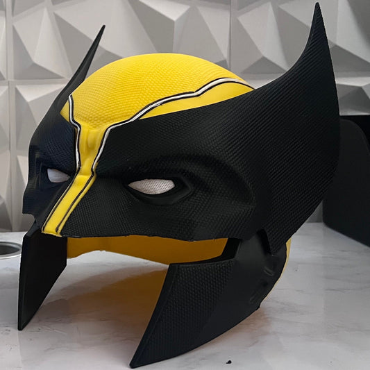 Comic Wolverine Helmet X-Men Marvel Superhero Cosplay Wearable Helmet 3D Printed Prop Costume Accessory Display Collectible Halloween