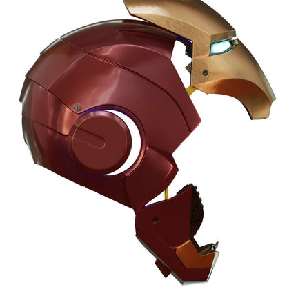 Motorized Iron Man Helmet Kit MKII 3D Print Mask Cosplay Prop Display Room Superhero Gift Collector Costume Piece Collectible Display Decor