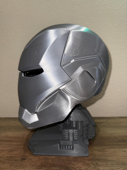 Motorized MK85 End Game Iron Man Helmet Kit 3D Print Mask Cosplay Prop Display Superhero Gift Collector Costume Piece Collectible Display