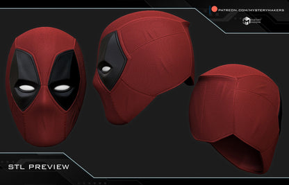 2024 MCU Deadpool Helmet DP3 X-Men Cosplay Marvel Superhero Cosplay Wearable Helmet 3D Printed Prop Costume Display Collectible Halloween