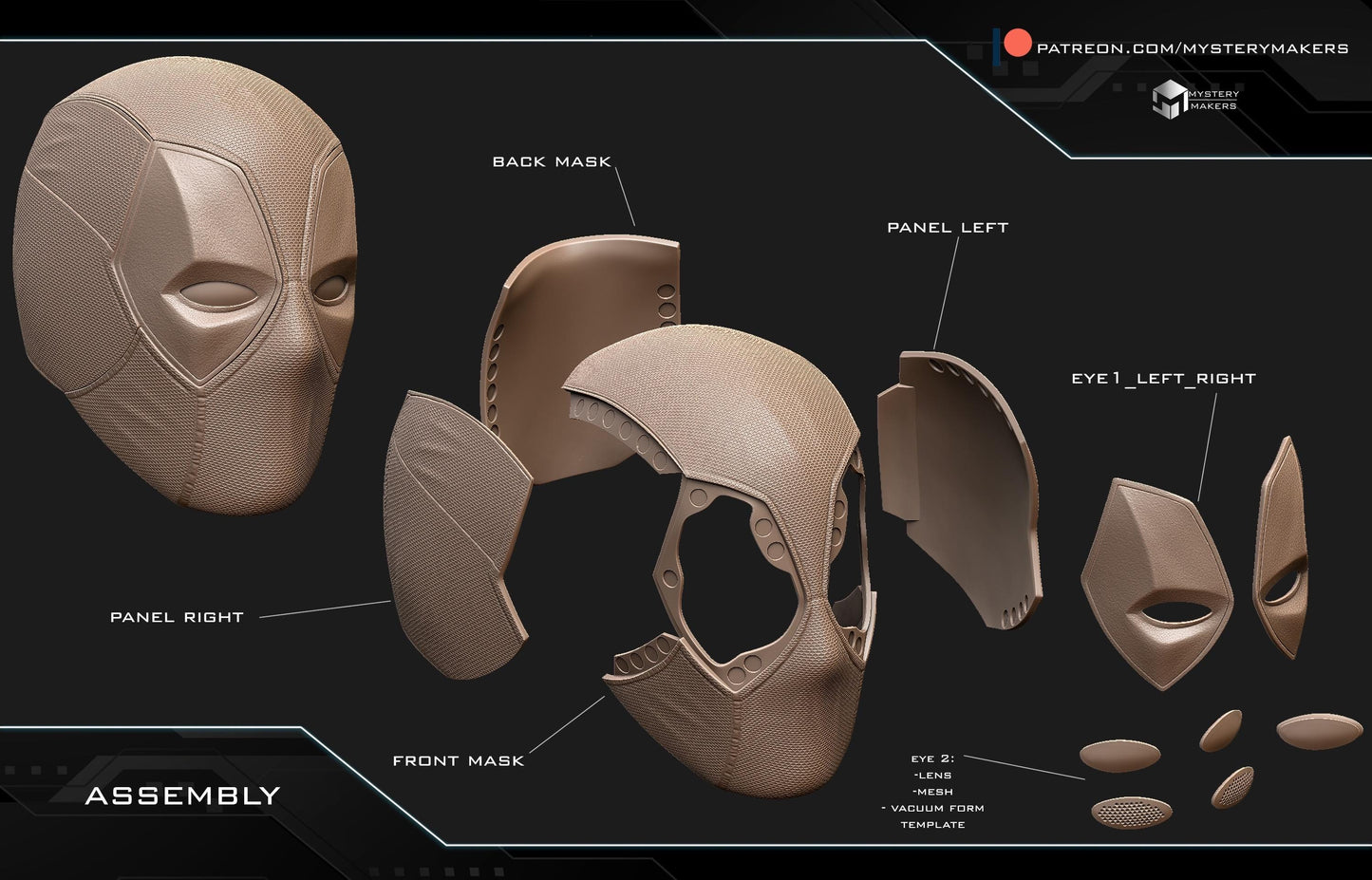 2024 MCU Deadpool Helmet DP3 X-Men Cosplay Marvel Superhero Cosplay Wearable Helmet 3D Printed Prop Costume Display Collectible Halloween