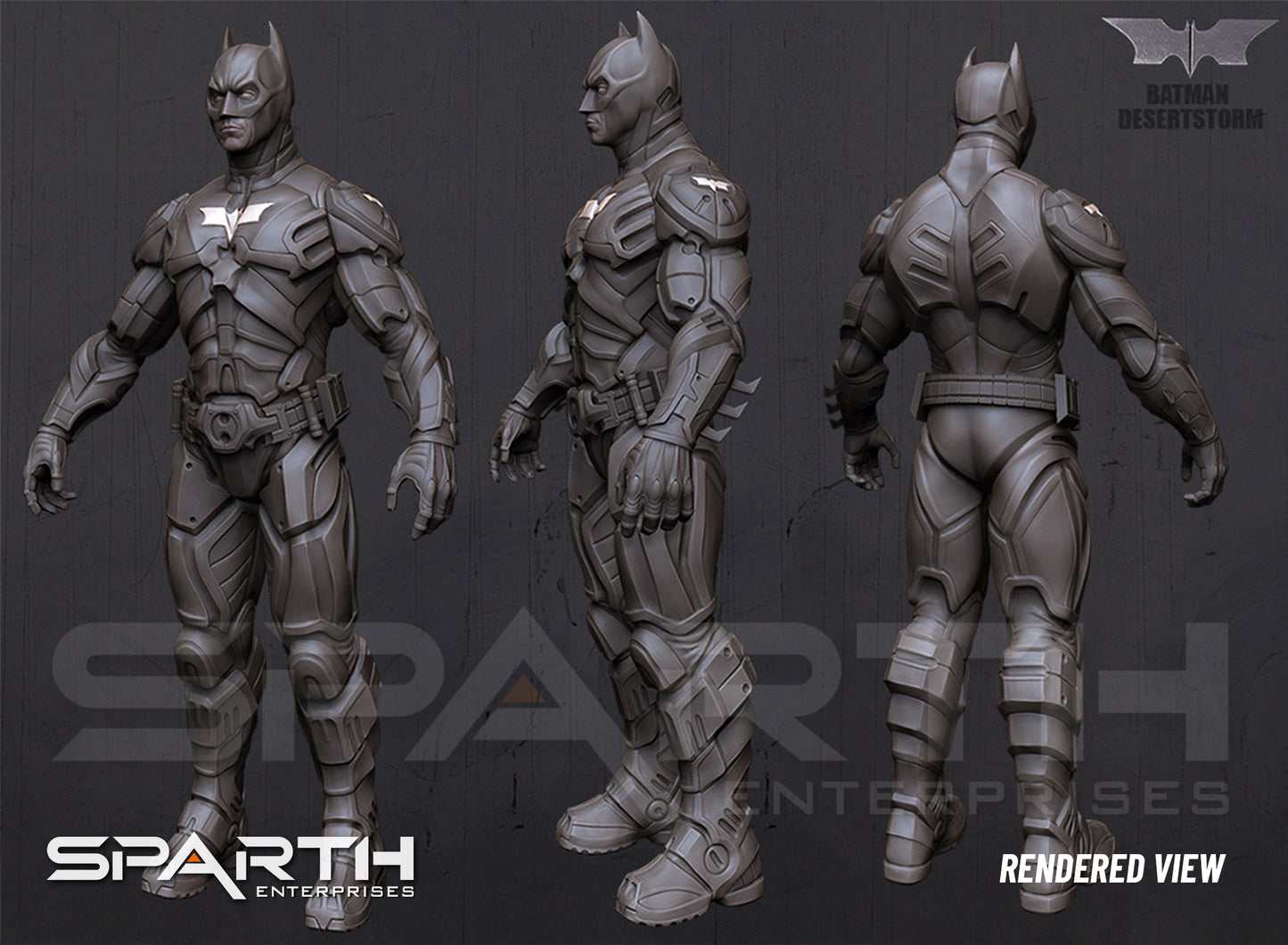 Batman Dark Knight Desert Storm Armor Suit