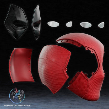 MCU Deadpool DP3 Helmet Yosh Studios Cosplay Marvel Superhero Cosplay Wearable Helmet 3D Printed Prop Costume Display Collectible Halloween