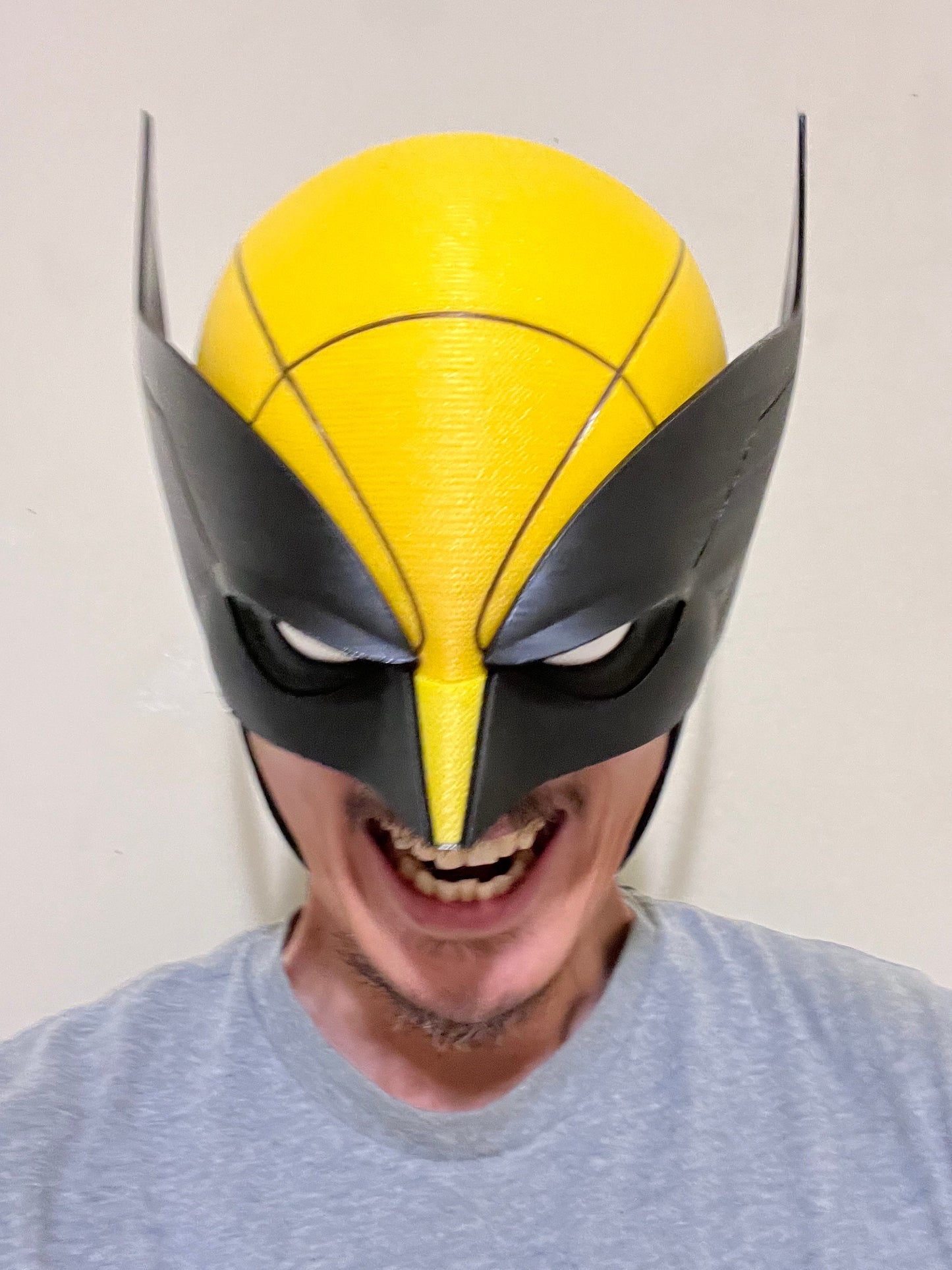Wolverine Helmet X-Men Cosplay Marvel Superhero Cosplay Wearable Helmet 3D Printed Prop Costume Accessory Display Collectible Halloween - V1