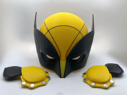Wolverine Helmet X-Men Cosplay Marvel Superhero Cosplay Wearable Helmet 3D Printed Prop Costume Accessory Display Collectible Halloween - V1