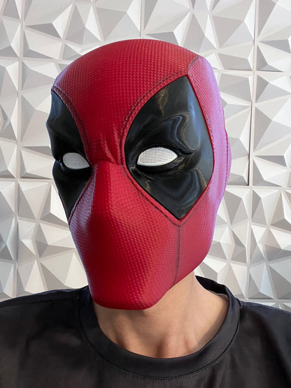 Deadpool Pikachu Helmet 3D Printed Cosplay Prop X-Men Marvel Superhero Costume Accessory Collectible Halloween Mask